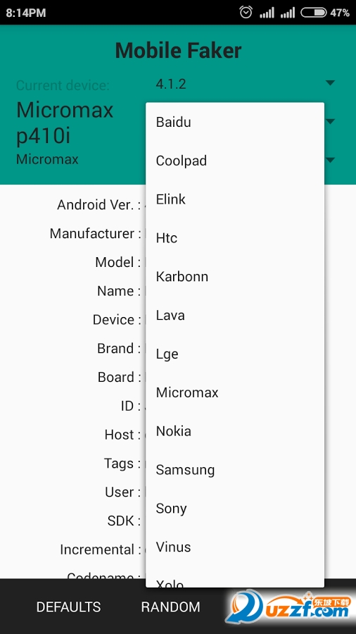 机型伪装软件(Mobile Faker) v1.610