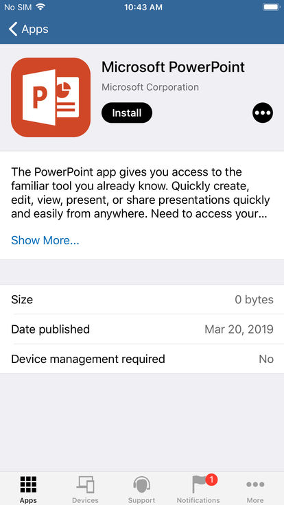 微软公司门户(Intune Company Portal) v5.0.6295.0