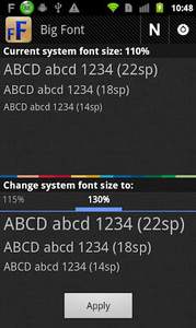 改变手机系统字体大小(Big Font) v3.79