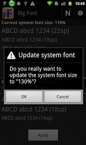 改变手机系统字体大小(Big Font) v3.79