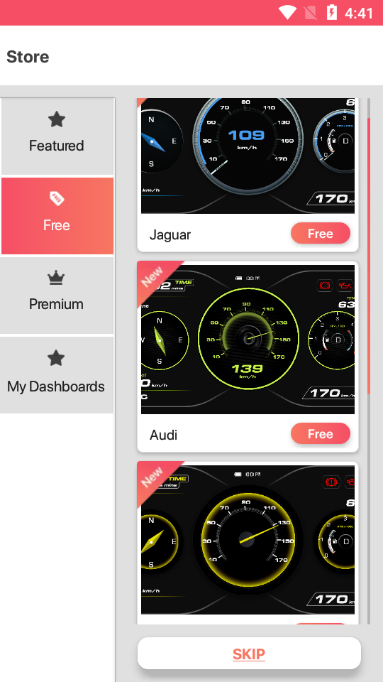 OBD2汽车仪表板 v2.9