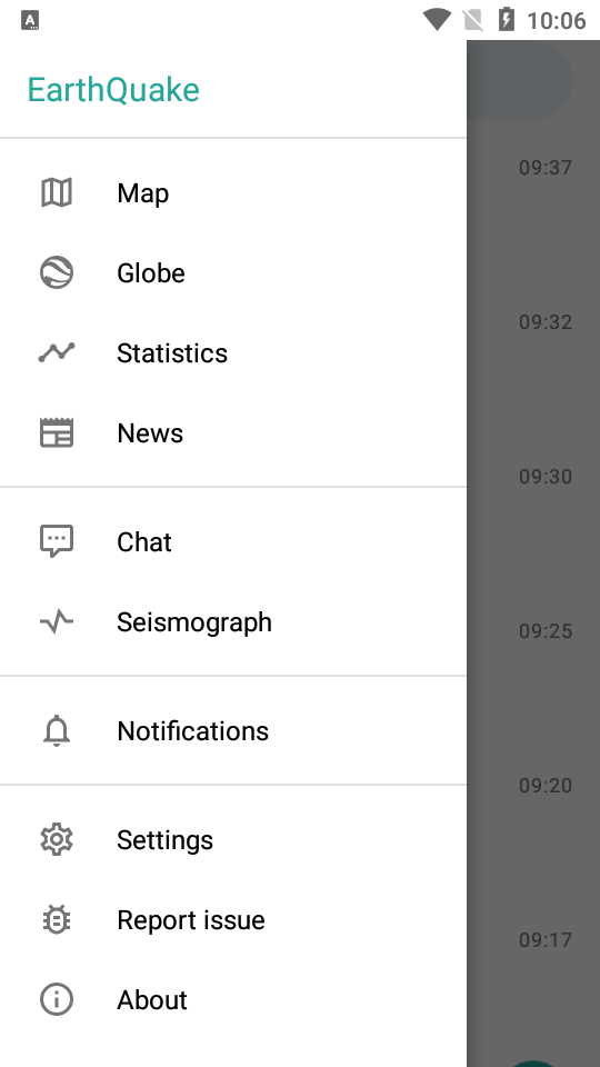 EarthQuake app v17.3.2