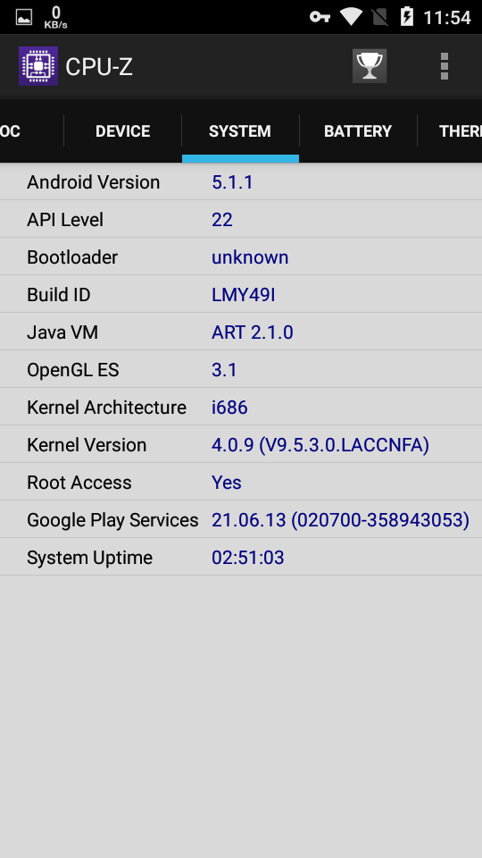 cpu-z安卓版(手机CPU检测神器) v1.46
