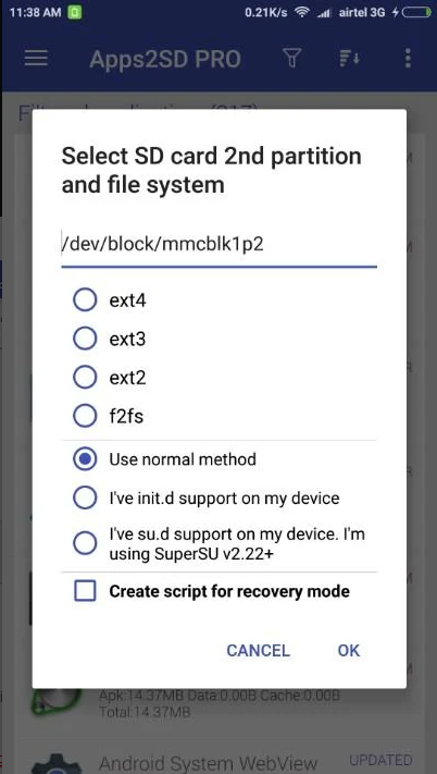 Apps2SD PRO(SD卡全能工具箱中文版) v16