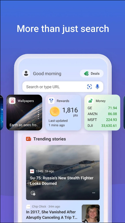 New bing手机版搜索引擎